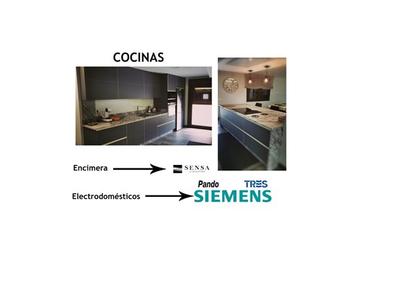 Cocina en Tablero Marino color gris